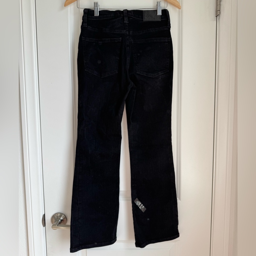 Madewell Mid-Rise Kick Out Crop Jeans Size 25 - Picture 4 of 10